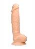 Dildo z jądrami na przyssawce 22,8 cm